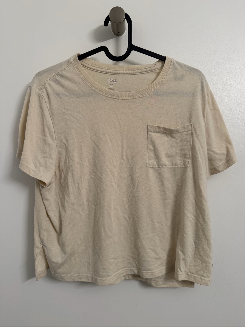 DSG Short Sleeve Pocket Tee in Cream